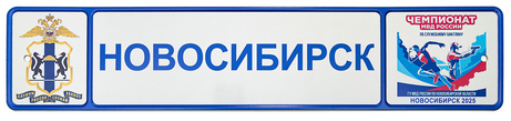 Сувенирный номер Новосибирск